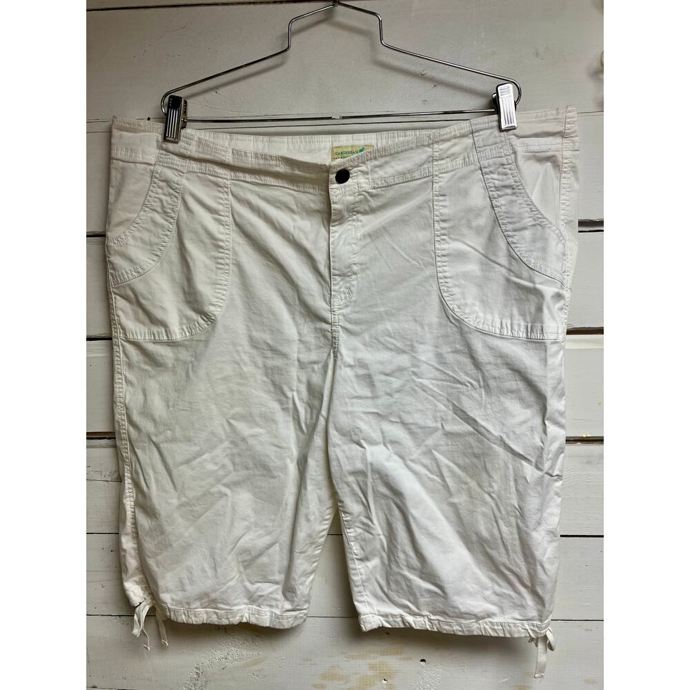 Caribbean Joe White Capri Pants No Size.